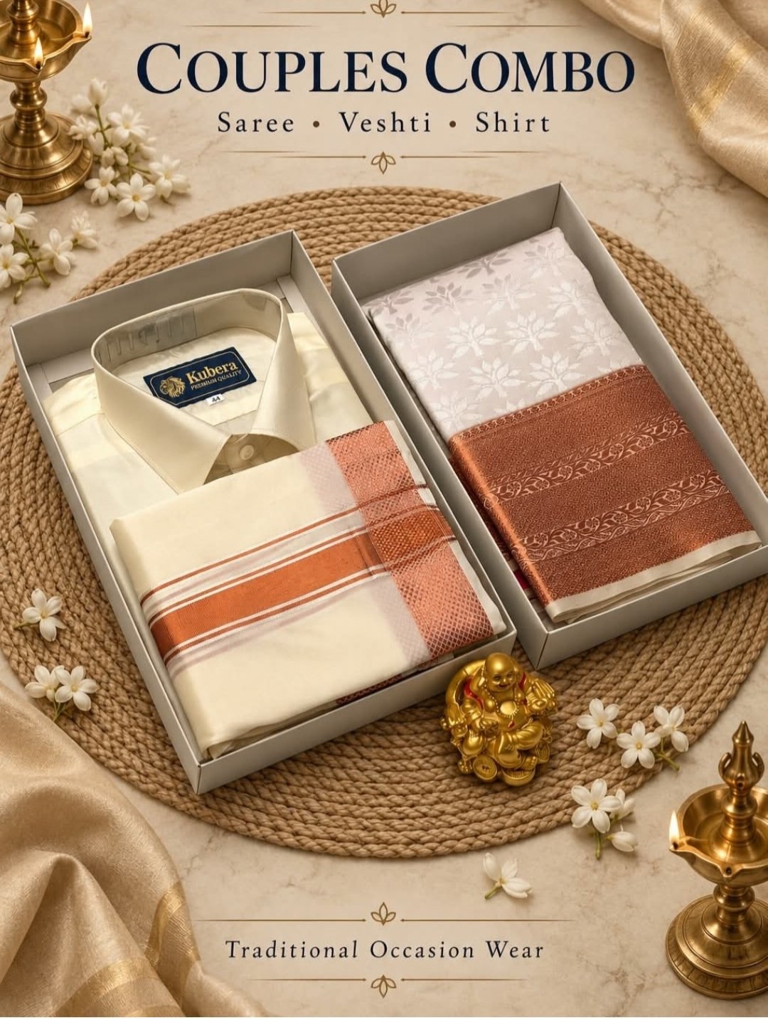 Couples Combo – Cream & Copper