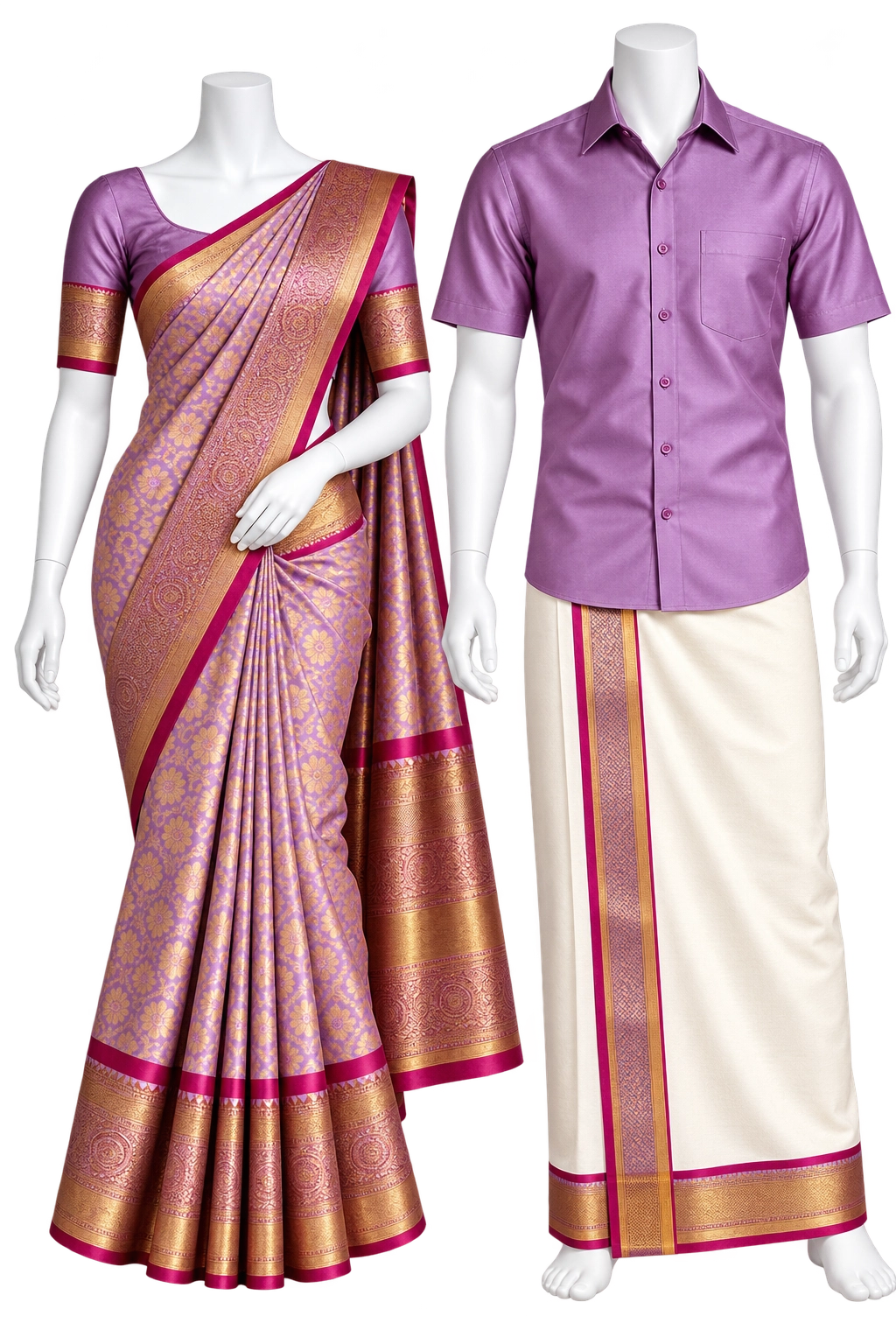 Couples Combo – Lavender Purple & Gold