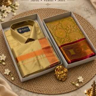 Couples Combo – Mustard Gold, Green & Magenta